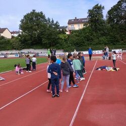 Beim Weitsprung war immer was los