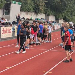 Kurz vor dem Sprintstart