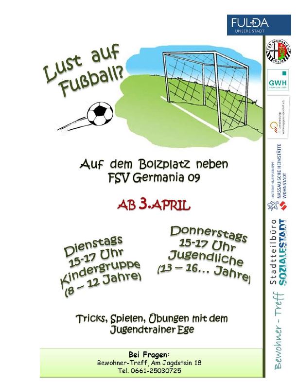Fußballprojekt bei Germania