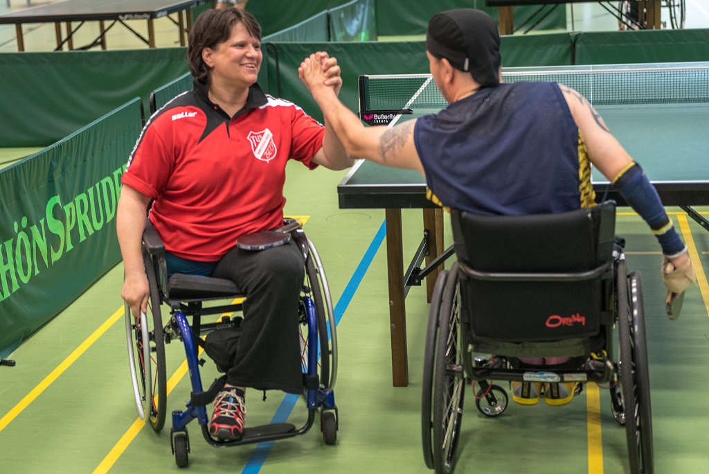 Auftakt der Deutschlandpokal-Serie im Rollstuhl-Tischtennis