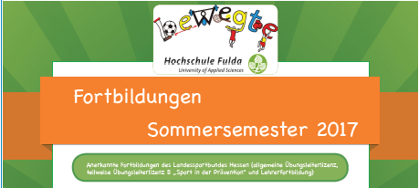 Fortbildungen Hochschule Fulda Sommersemester 2017