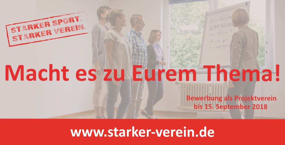 Gemeinsam den Vereinssport stärken