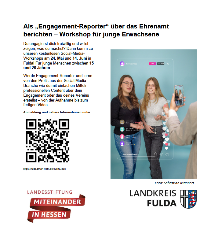 Als „Engagement-Reporter“ über das Ehrenamt berichten