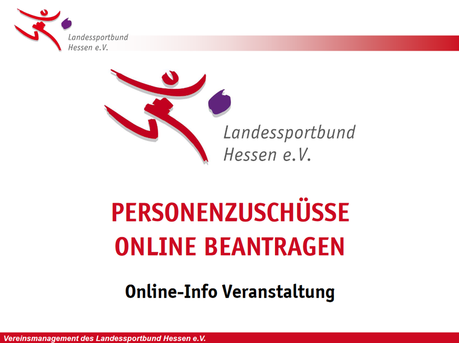 Online-Infoveranstaltungen zu Personenzuschüssen 2024