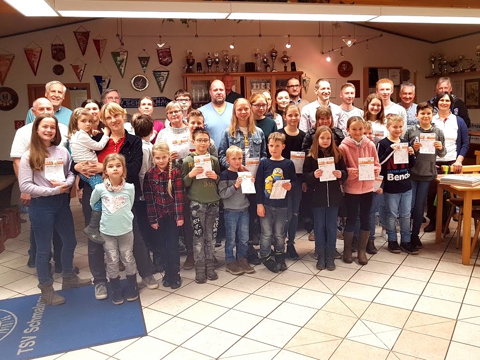 Verleihung des Deutschen Sportabzeichen beim TSV Schmalnau