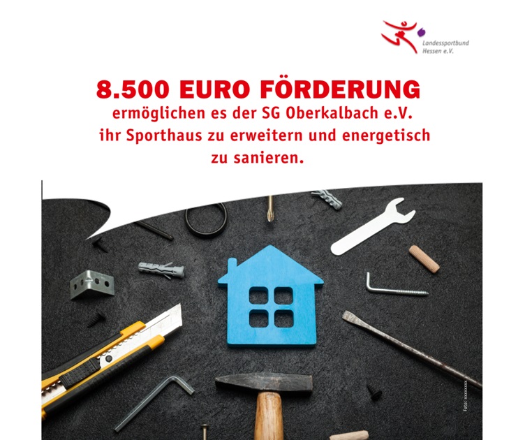 8.500 € aus dem Vereinsförderungsfond für die SG Oberkalbach